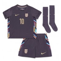 Camisa de time de futebol Inglaterra Jude Bellingham #10 Replicas 2º Equipamento Infantil Europeu 2024 Manga Curta (+ Calças curtas)
